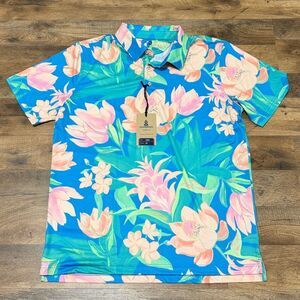 Chubbies short sleeve polo shirt size large